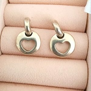 Authentic Tiffany's Heart Earrings Y2K Vintage